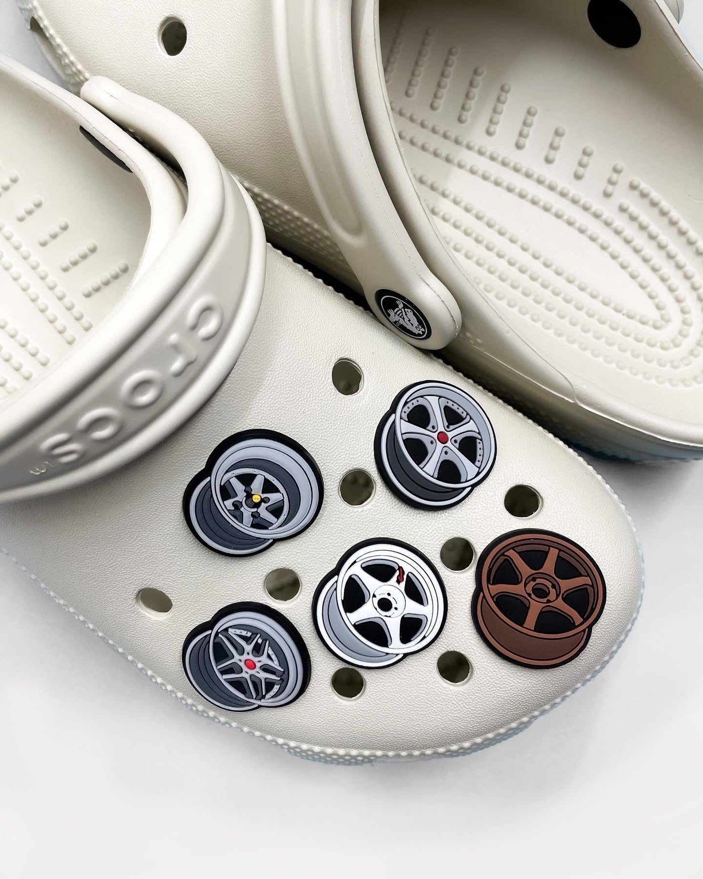 JDM WHEEL CROC CHARMS