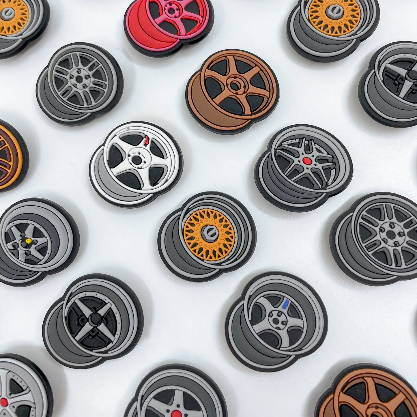 JDM WHEEL CROC CHARMS