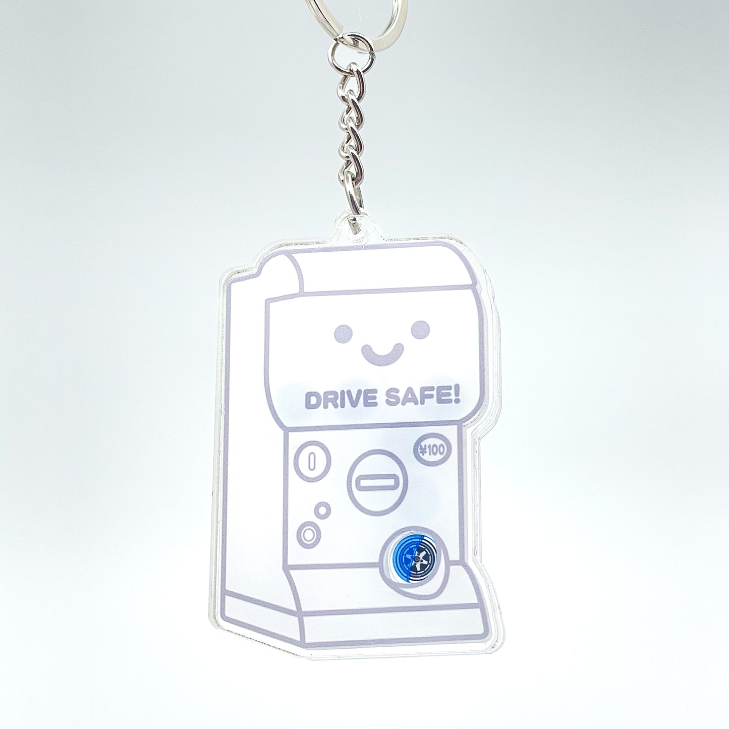 WHEEL VENDING MACHINE KEYCHAIN