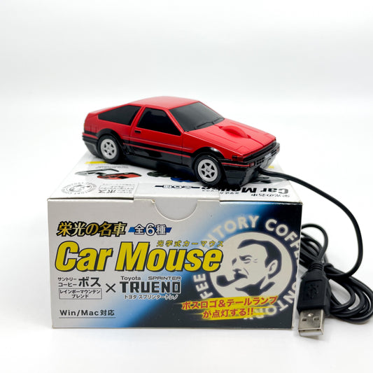 TRUENO AE86 x BOSS COFFEE COMPUTER MOUSE (Red)